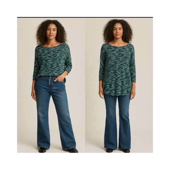 Market and Spruce Long Sleeve Top - Picture 1 of 4